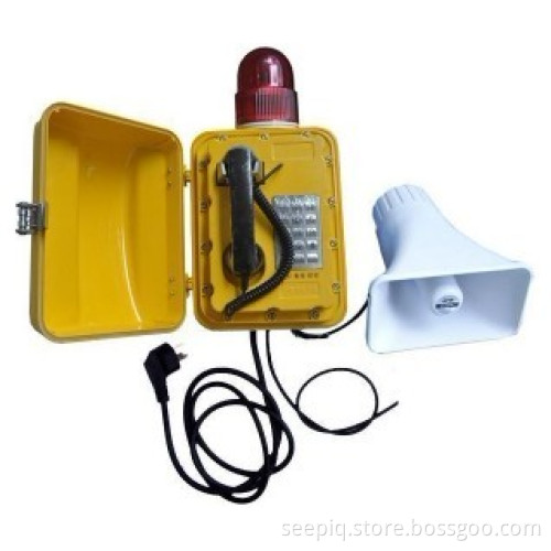 Weatherproof Expand Volume Phone (warning light)